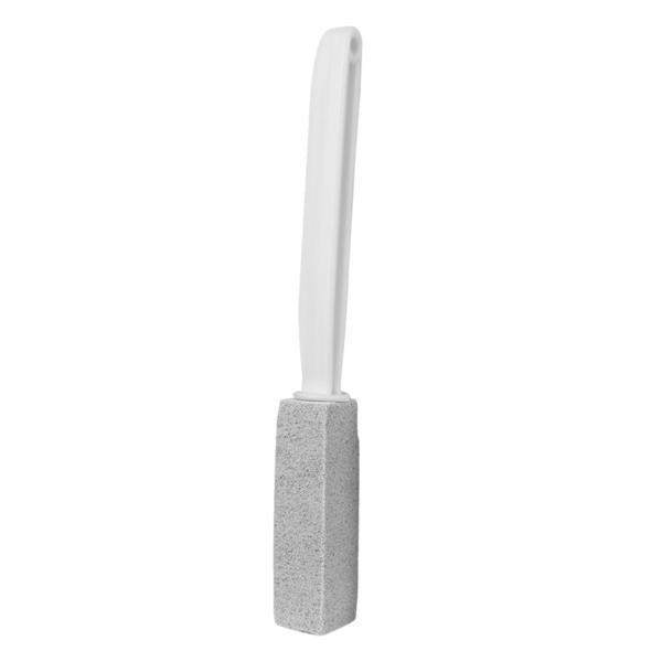 4xPumice Stone Toilets Brush with Handle for Rust Grill Feet Care Bath Pool Gray 20.5cm