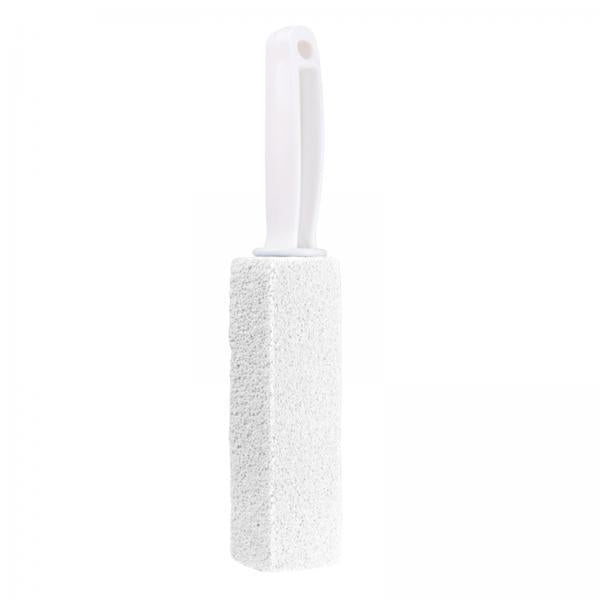 3xPumice Stone Toilets Brush with Handle for Rust Grill Feet Care Bath Pool White 10cm