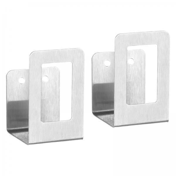 4x2x Multipurpose Drying Stands for Pantry Chopping Board Silver No Hole Mount