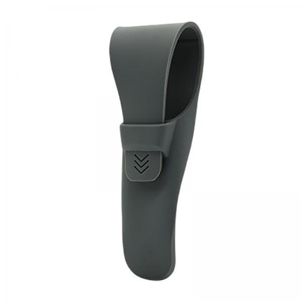 3xSilicone shaver Case Wall Mounted Washable Waterproof for Hiking Camping Dark Gray