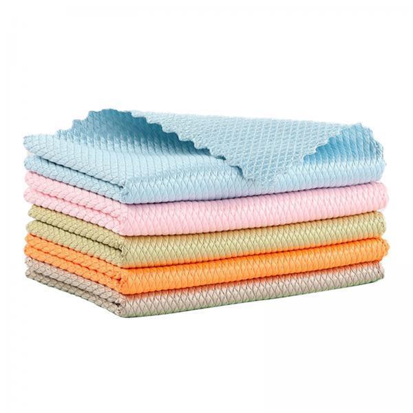 3x5x Polyester Cleaning Cloth Dishcloth Quick Drying for Toilet Sinks Shower 30cmx40cm
