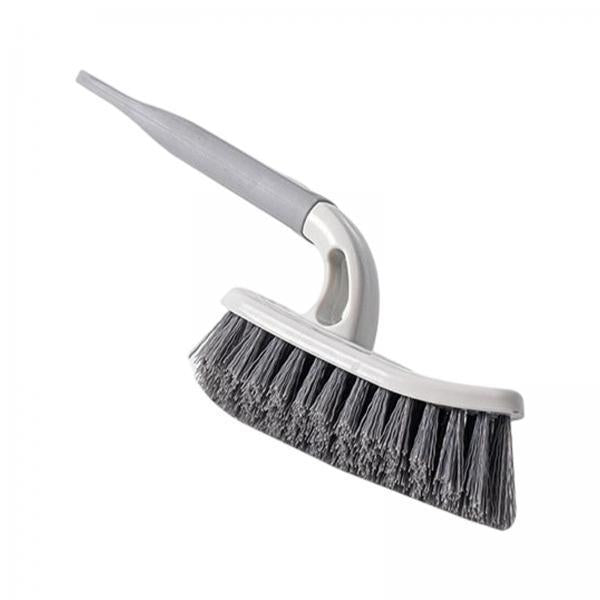 3xCleaning Brushes for Tile Grout Scrubber Deck Car Corner Brush Garage Gray