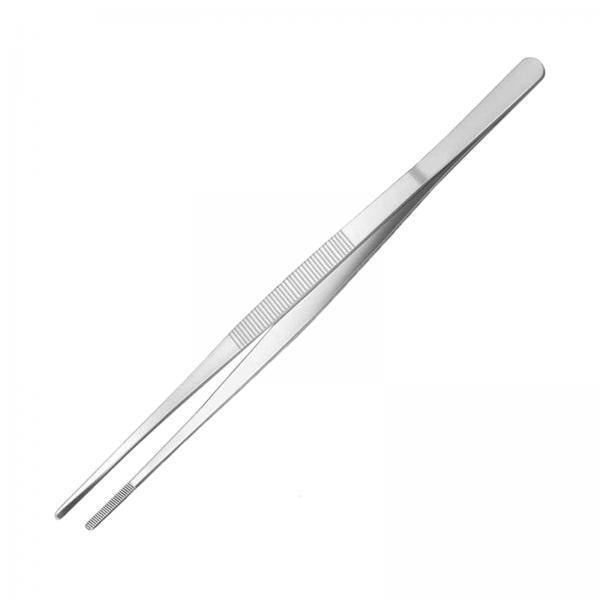 2xStainless Steel BBQ Food Tongs BBQ Tweezer BBQ Clamp for Barbecue Cooking