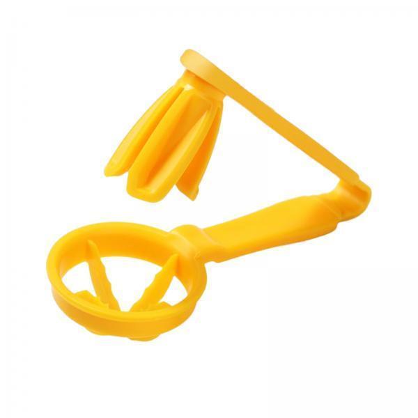 2xAdjustable Tomato Slicer Cutter Fruit Vegetable Salad Slicer for Kitchen yellow