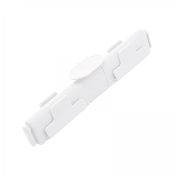2xFlexible Garbage Sorting Clip Household Classification for Kitchen white