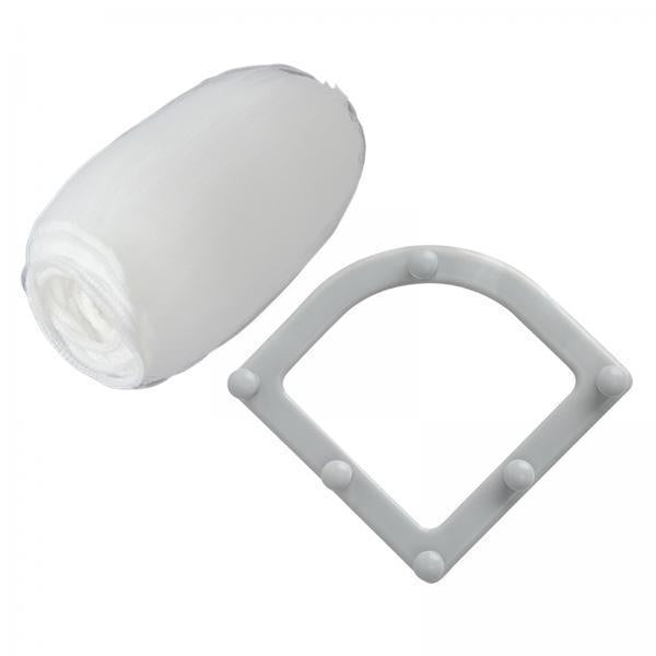 2x50x Sink Filter nets Bag Mesh Bag Sink Strainers for Leftovers Drainage With drain rack