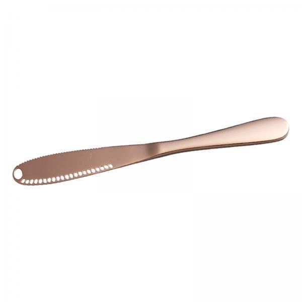 4xStainless Steel Butter Knife Sandwich Spreader Grater Slicer Rose Golden