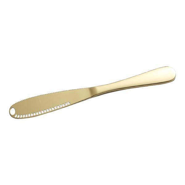 4xStainless Steel Butter Knife Sandwich Spreader Grater Slicer Golden