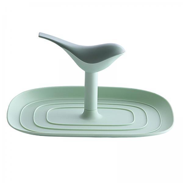 4xKitchen Pot Lid Holder Countertop Cookware Spoon Rest Stand Rack Green
