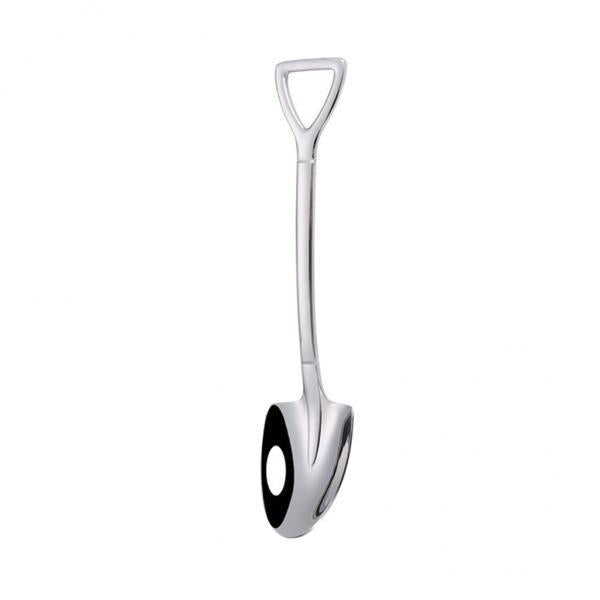 4xShovel Stainless Steel Coffee Spoon Dessert Ice Cream Sundae Tea Spoon