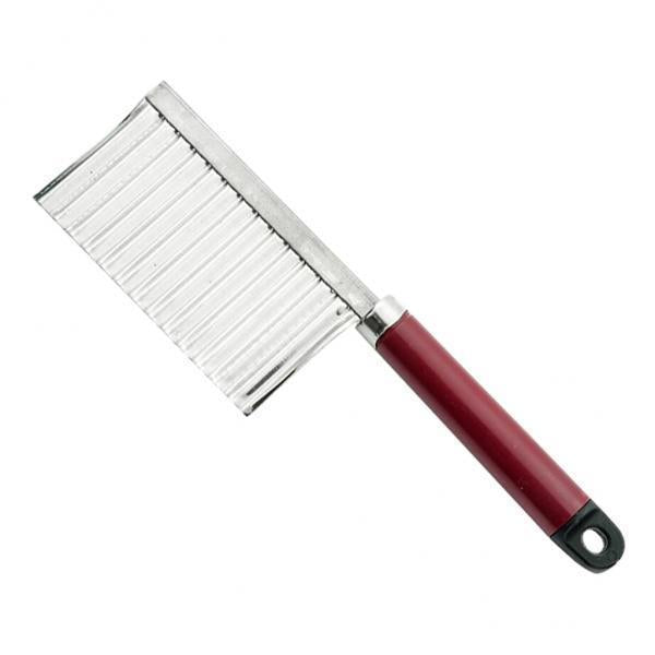 3xCrinkle Cutter for Veggies Stainless Steel Blade Wavy Crinkle Cutting Tool