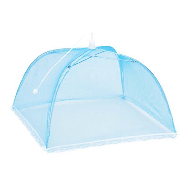 2xFood Covers Tent Collapsible Screen For Camping Picnic Pop-Up Blue