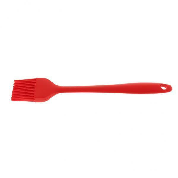 3xSilicone Basting BBQ Pastry Oil Brush Barbecue Grilling Desserts Baking red