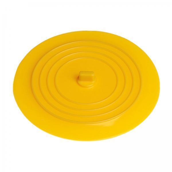 3xSilicone Tub Stopper Bathtub Drain Stopper Sealing Sink Stopper Yellow