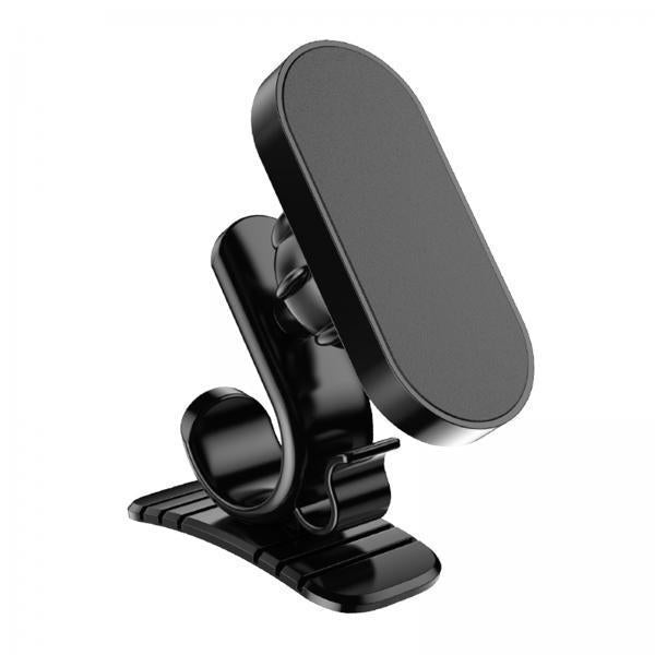 2xCompact Magnetic Car Phone Holder for Dashboard Rotatable Easily Install