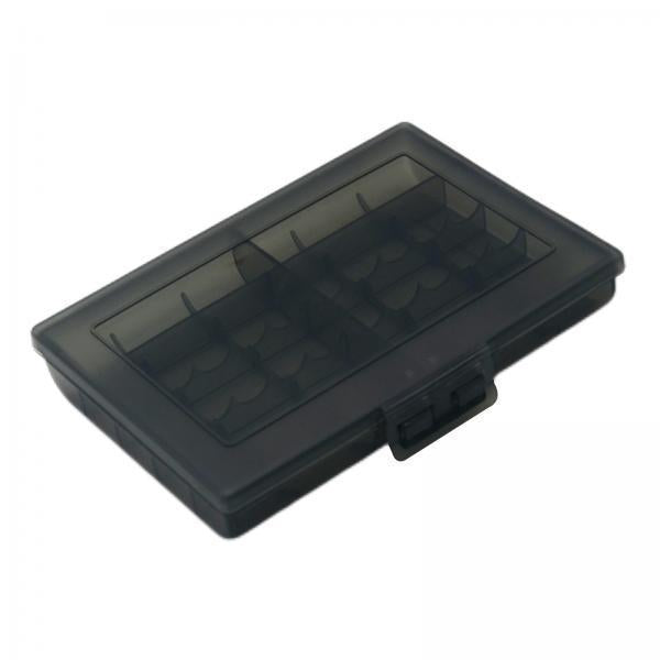 3xBattery Storage Case Holds 10 AA/AAA Batteries Protective Container Black