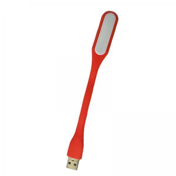 2xFlexible LED Light Lamp Portable Adjustable for Laptop Eye Care red