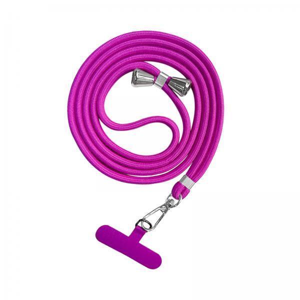 3xPhone Lanyard Crossbody Safety Tether Tab System for Hiking Climbing Cycling Rose Red