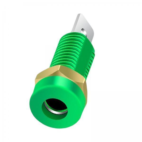 3x4mm Banana Socket Copper Terminal Post Banana Plug Accessory Premium Green