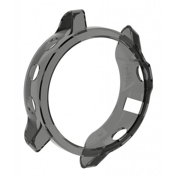 4xSilicone Full Cover Screen Protective Case For Garmin Fenix 6s 45mm Black