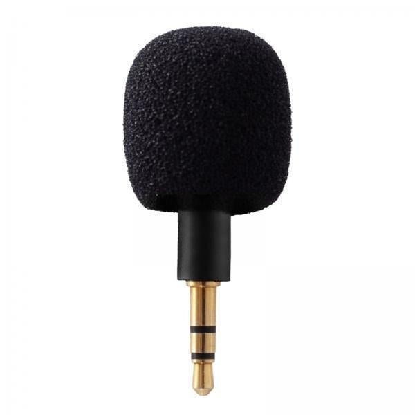 3xMini Condenser Microphone Anti Interference for Cell Phone Black Three Level