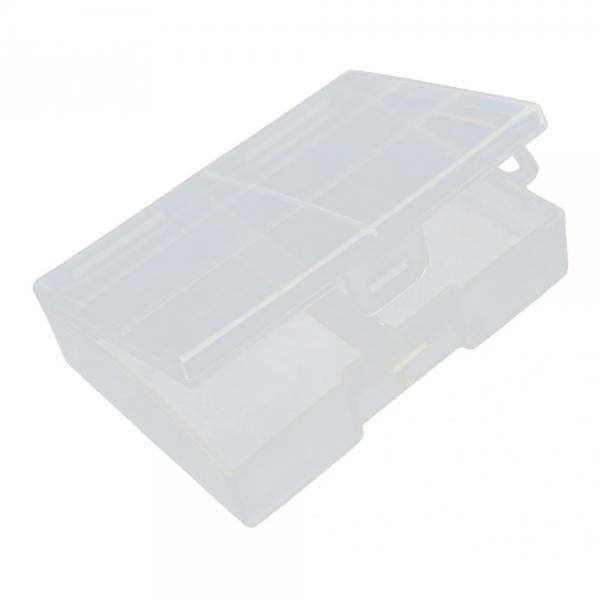 2xClear AA Plastic Battery Storage Case/Organizer/Holder Holds 24x AA