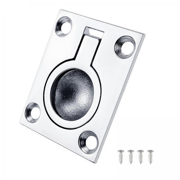 4xFlush Pull Ring Handle 3.8Cmx4.8cm Hardware lift for Boat Marine