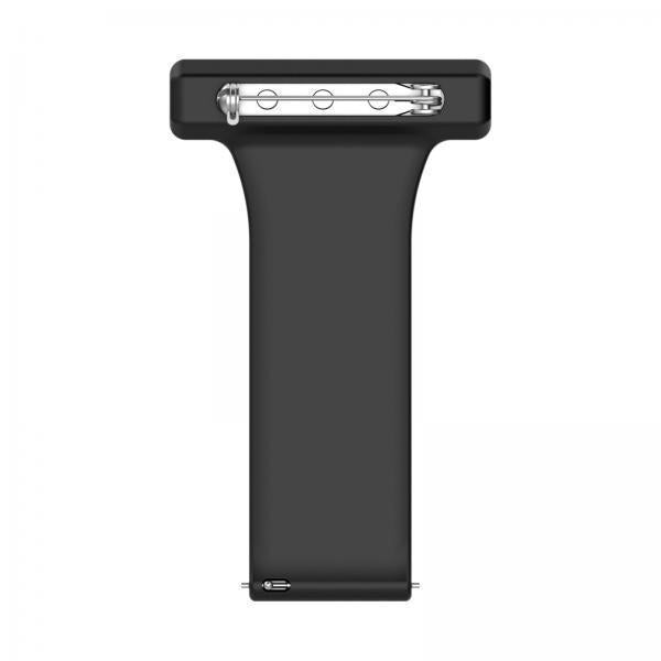 2xNurses Watch Fob Clip On Strap Watchband Bracelet Band Nurse Gift Black