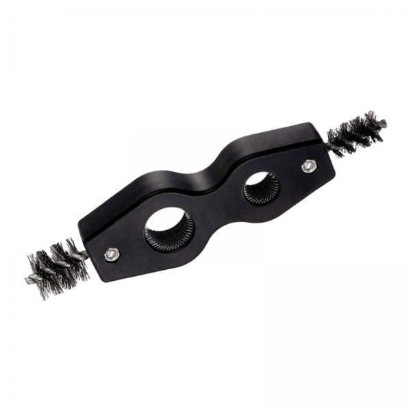 2x4 in 1 Battery Brush Cleaner Cleaning Tool Double Head Fits for Brazing Black