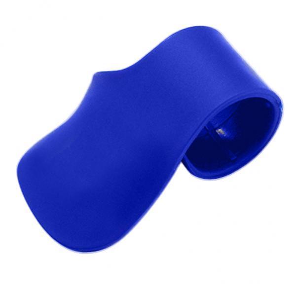 3xMotorcycle Cruise Control Throttle Assist Wrist Rest Aid Grip Blue