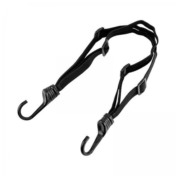 2xHelmet Rope Elastic Strap 60cm Supplies Black Accessories for Motorbike