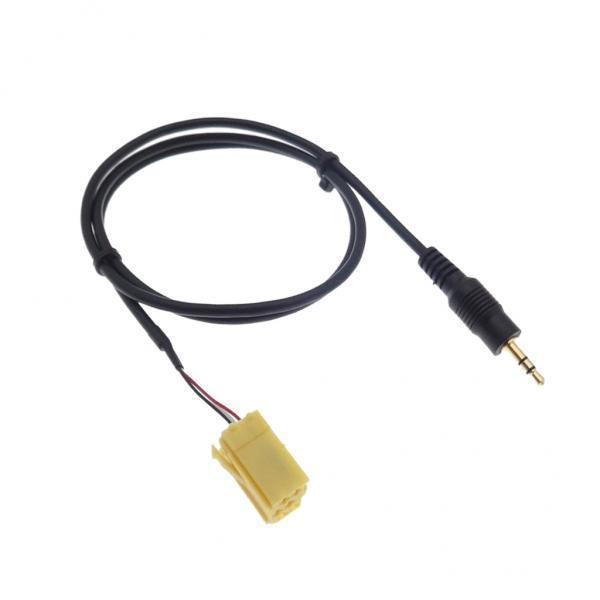 3x3.5MM AUX Adapter Cable for Peugeot 206 207 307 308