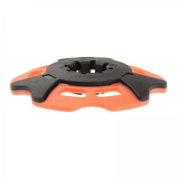 4xTrekking Pole Snowflake Basket Hiking Poles for Trekking Outdoor Backpacking Orange