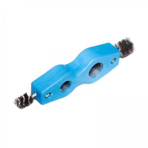 2x4 in 1 Battery Brush Cleaner Cleaning Tool Double Head Fits for Brazing Blue