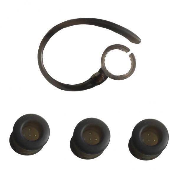 4x3Pieces Round Ear bud Gel Earbuds + Earhook For MOTOROLA ELITE FLIP HZ720