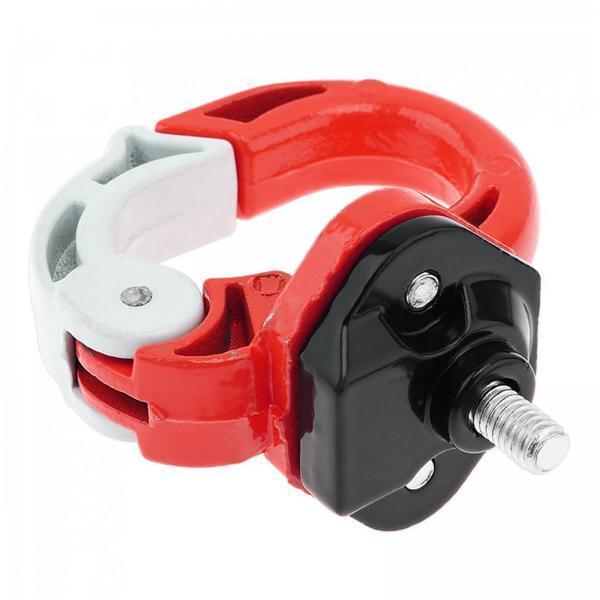 2xHelmet Hook Helmets Accessories Aluminum Alloy Parts Fit for Bag Bottle Red White