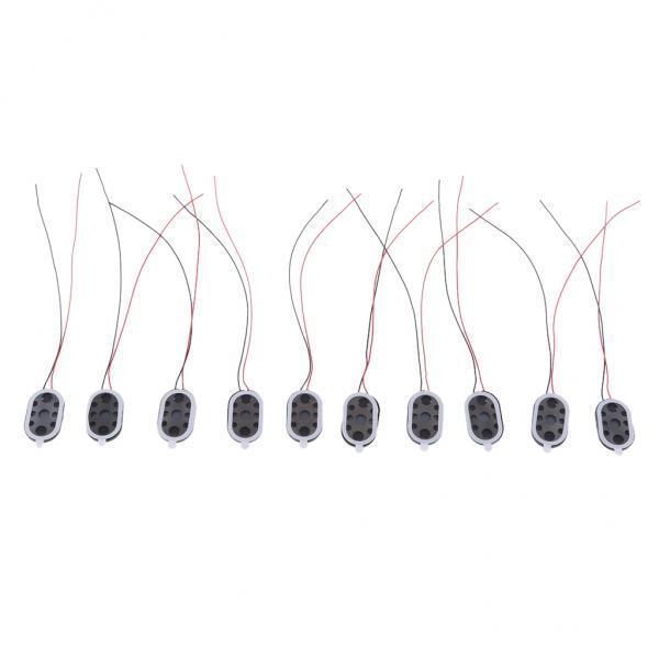 4x10Pieces Full Range Audio Speaker 1W 8ohm Ellipse Loudspeaker 24x15mm