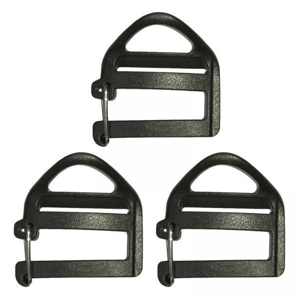 2xWebbing Buckle Release Buckles for Webbing Luggage Straps Backpack Repairing 3pcs
