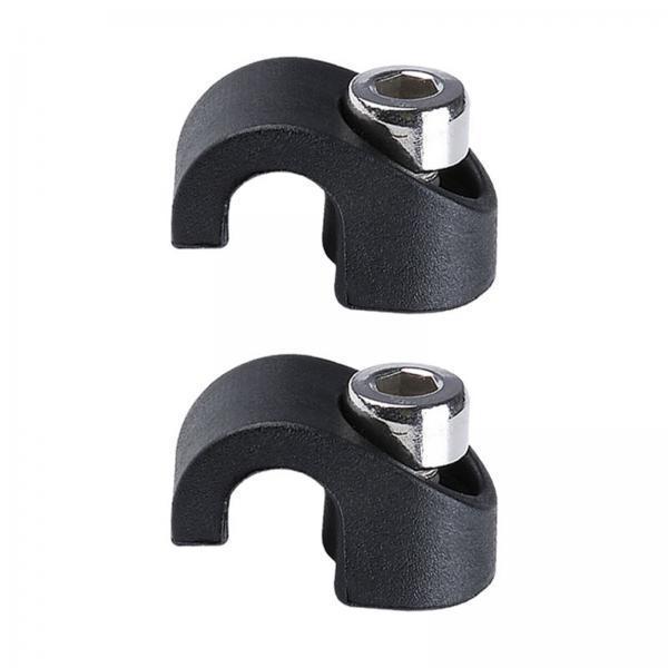 4x2 Pieces Bike Fork Brake Hose Guides Bicycle Fork Brake Cable Housing Clamps