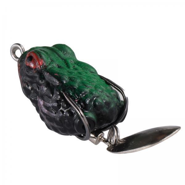 4xFrog Lure Bass Bait Metal Sequin Swimbait Float on Water Lure for Freshwater Style A