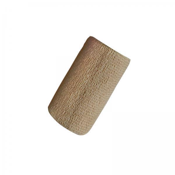 2xVet Wrap 4 inch Wide Non Woven Elastic Self Adherent Wrap for Dogs Pet Ankle Khaki