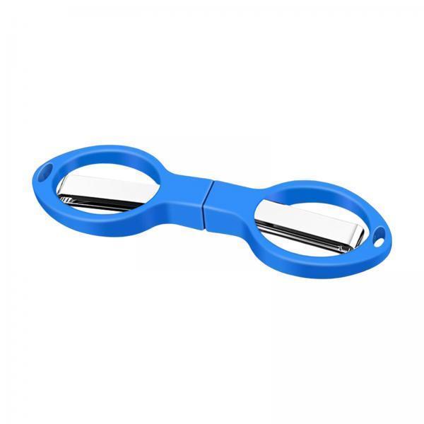 3xFishing Line Scissors Braided Line Cutters for DIY Projects Outdoor Trimming Blue