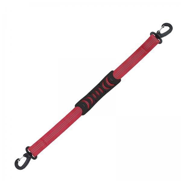 2xPortable Skating Shoes Carrier Strap with End Hooks Belt Ski Boot Strap Red