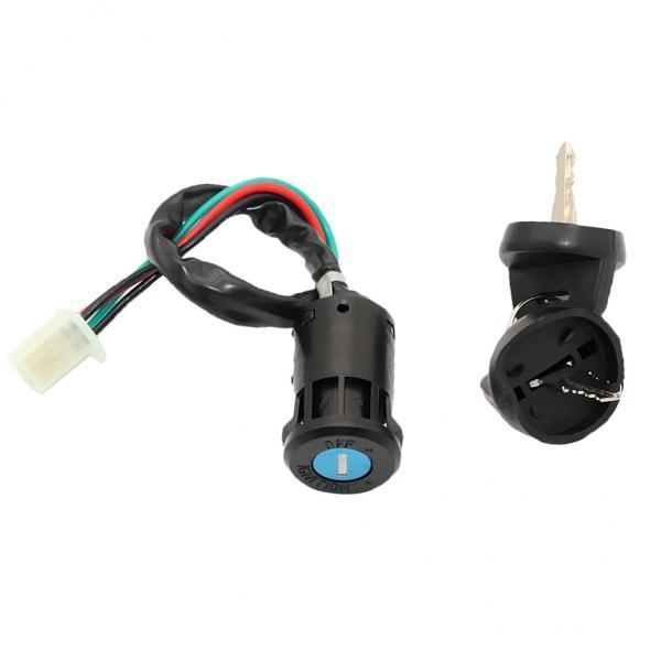3x4 Wire Ignition Key Switch 50cc 110cc 125cc 250cc PIT Quad Dirt Bike ATV