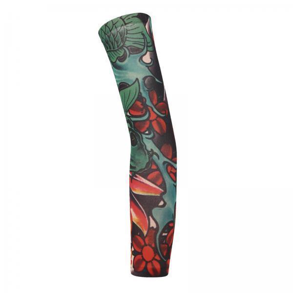 3xUnisex Cooling Arm Sleeves Tattoo Cover up for Walking Basketball Tennis J