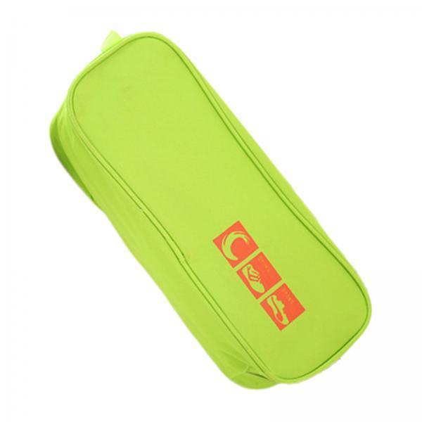 3xTravel Shoe Bag for Packing Oxford Fabric with Zipper Lightweight Shoe Pouch Green