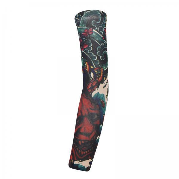 2xUnisex Cooling Arm Sleeves Tattoo Cover up for Walking Basketball Tennis I