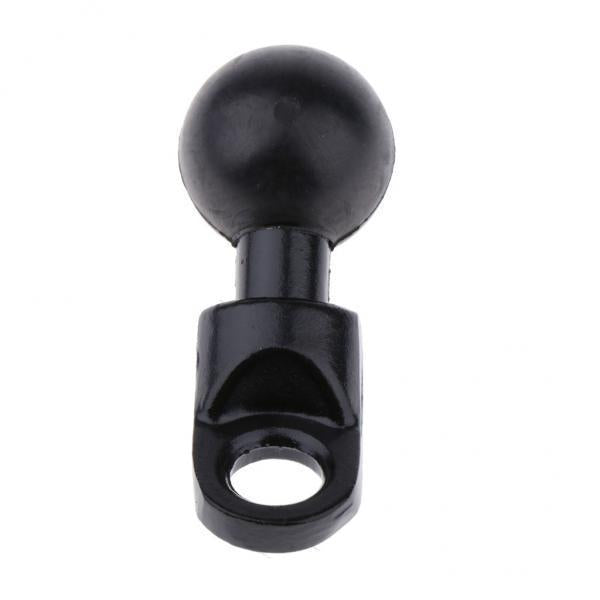 3xMotorcycle Brake Clutch Reservoir Base Mount Bracket Ball Head Stand (Black)
