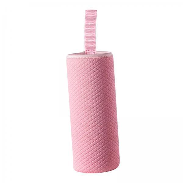 3xNeoprene Water Bottle Carrier Bag Cup Sleeve Holder Embossed 550ml Pink