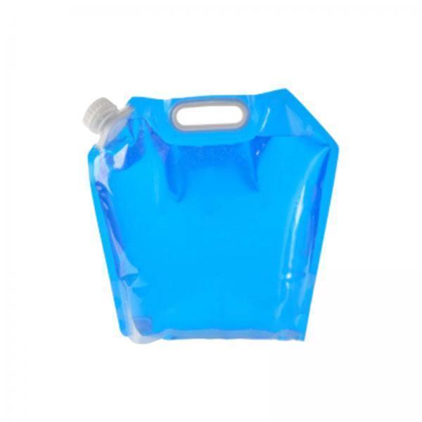 4xWater Storage Jugs Water Bucket Water Carrier Folding Water Container Bag 5L 32.5cmx30.5CM